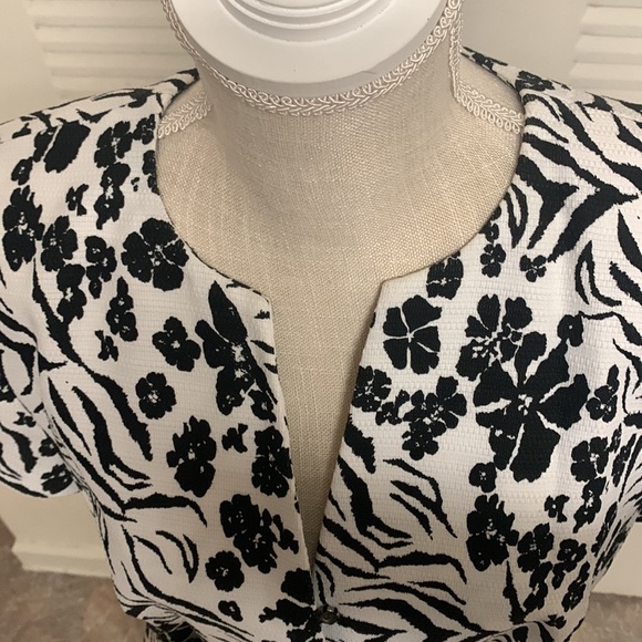 ISABELLA suits Floral Print Short Sleeve Suit Jacket - Picture 11 of 16